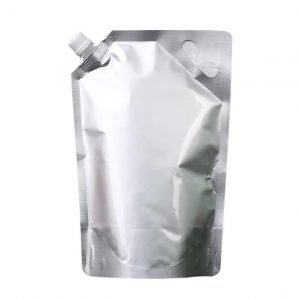 Spouted stand up barrier pouches