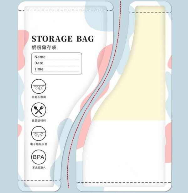 Powdered milk storage pack