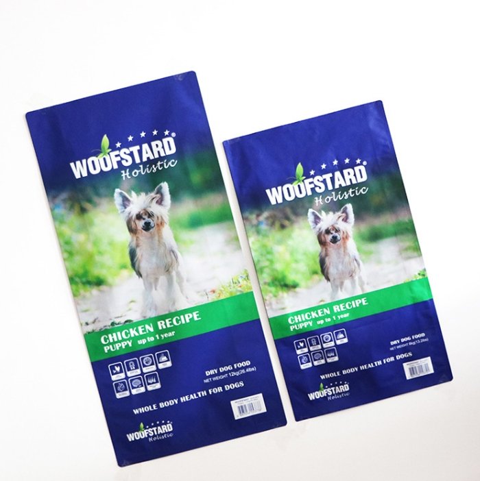 Dog food packaging bags